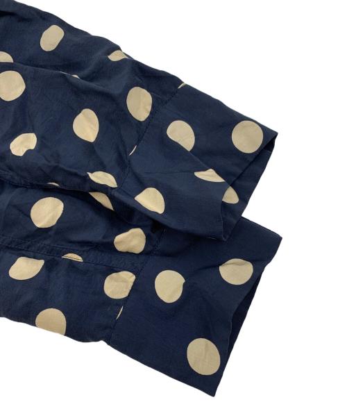 WACKO MARIA（ワコマリア）WACKO MARIA (ワコマリア) BIG DOTS SHIRT ネイビー サイズ:Sの古着・服飾アイテム