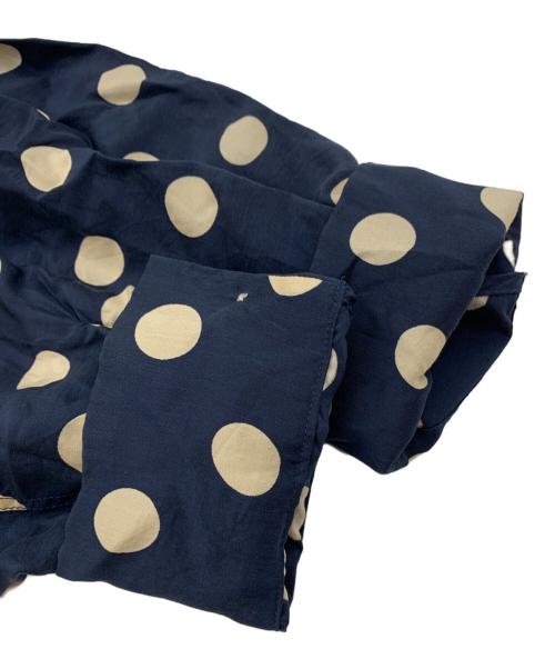 WACKO MARIA（ワコマリア）WACKO MARIA (ワコマリア) BIG DOTS SHIRT ネイビー サイズ:Sの古着・服飾アイテム