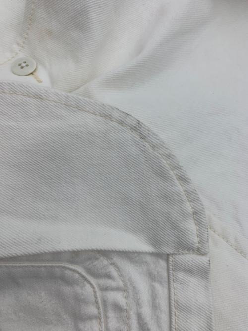 BEAMS（ビームス）BEAMS (ビームス) ワークジャケット ホワイト サイズ:Ｍの古着・服飾アイテム