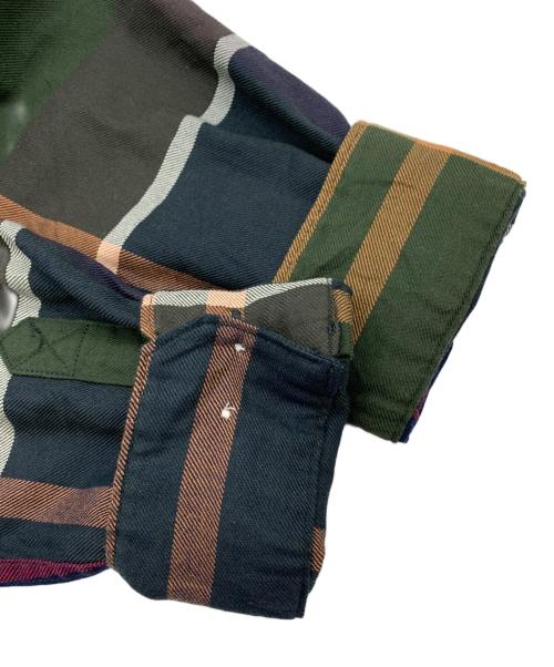 Barbour（バブアー）Barbour (バブアー) タータン チェック シャツ オーバーサイズフィット グリーン サイズ:UK Lの古着・服飾アイテム