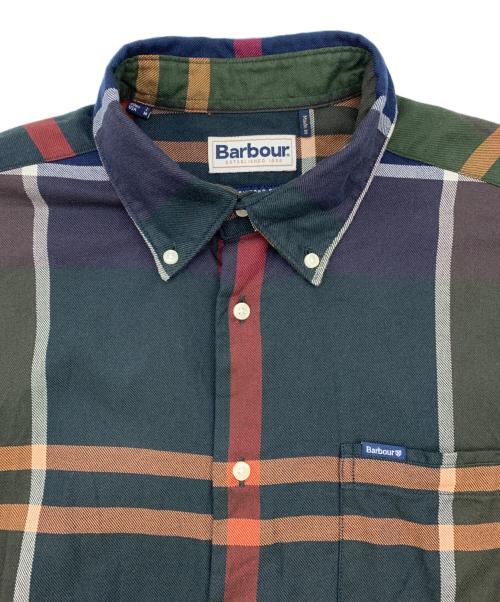 Barbour（バブアー）Barbour (バブアー) タータン チェック シャツ オーバーサイズフィット グリーン サイズ:UK Lの古着・服飾アイテム