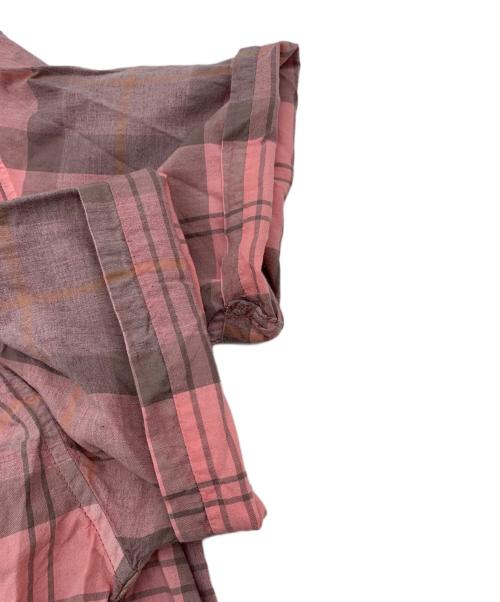 Barbour（バブアー）Barbour (バブアー) 半袖シャツ ピンク サイズ:Ｍの古着・服飾アイテム
