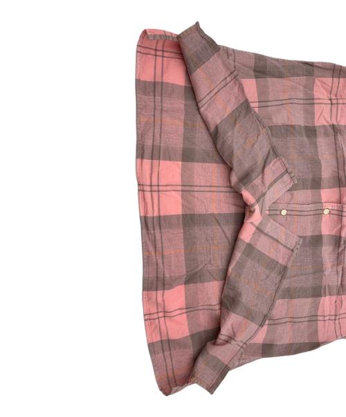 Barbour（バブアー）Barbour (バブアー) 半袖シャツ ピンク サイズ:Ｍの古着・服飾アイテム