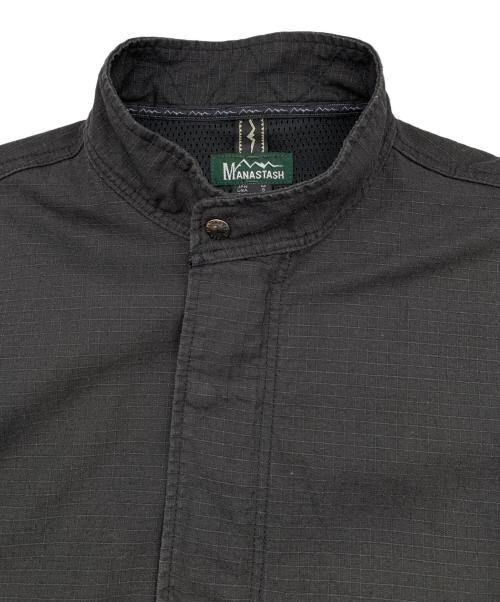Manastash（マナスタッシュ）Manastash (マナスタッシュ) スタンドカラーブルゾン ブラック サイズ:Mの古着・服飾アイテム
