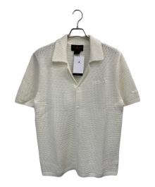 NIKE×JORDAN（ナイキ×ジョーダン）の古着「ニット ショートスリーブ トップ」｜ホワイト