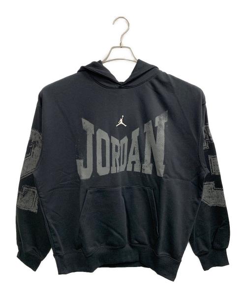 NIKE（ナイキ）NIKE (ナイキ) JORDAN (ジョーダン) カレッジエイト プルオーバー パーカー ブラック サイズ:Sの古着・服飾アイテム