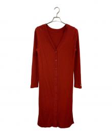 VIVIENNE TAM（ヴィヴィアンタム）の古着「長袖ワンピース」｜レッド