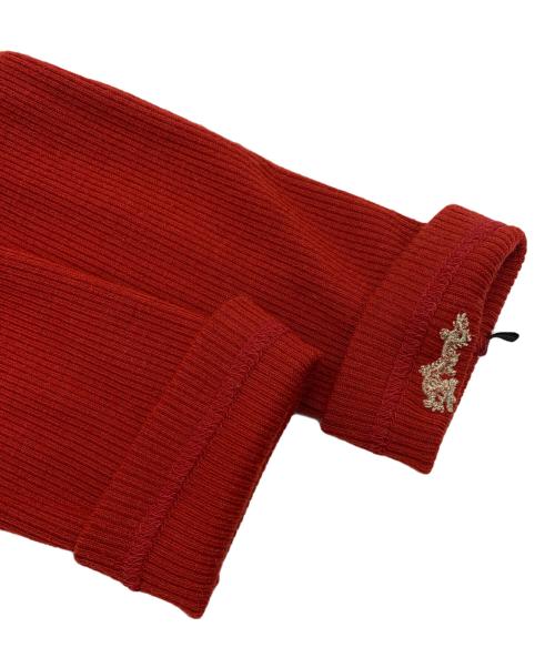 VIVIENNE TAM（ヴィヴィアンタム）VIVIENNE TAM (ヴィヴィアンタム) 長袖ワンピース レッド サイズ:38の古着・服飾アイテム