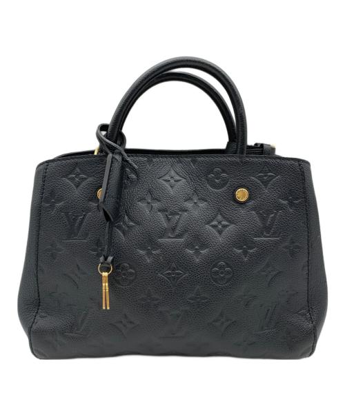LOUIS VUITTON（ルイ ヴィトン）LOUIS VUITTON (ルイ ヴィトン) アンプラント モンテーニュMM ブラックの古着・服飾アイテム