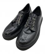 EMPORIO ARMANIエンポリオアルマーニ）の古着「エナメルシューズ」｜ブラック