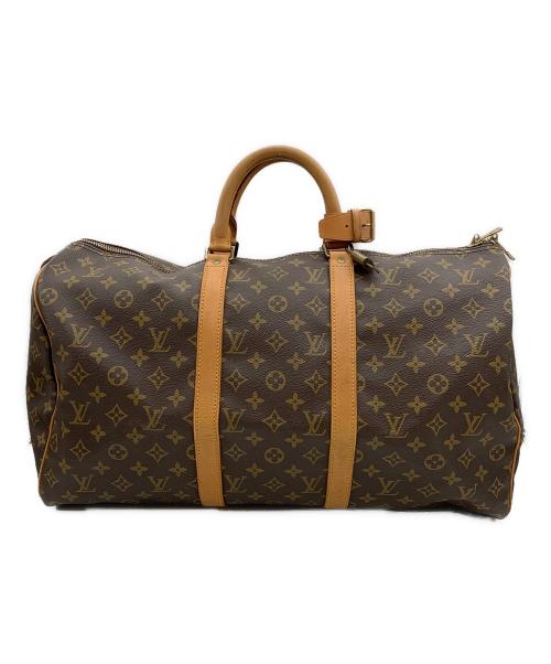 LOUIS VUITTON（ルイ ヴィトン）LOUIS VUITTON (ルイ ヴィトン) キーポル45 トラベルバッグ ブラウンの古着・服飾アイテム