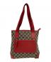 GUCCI（グッチ）の古着「トートバッグ」｜レッド×ベージュ