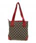 GUCCI (グッチ) トートバッグ レッド×ベージュ：6000円