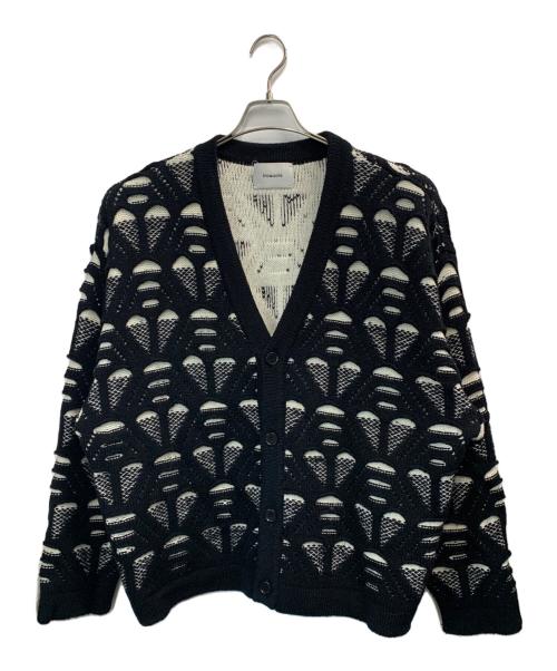 IROQUOIS（イロコイ）IROQUOIS (イロコイ) 厚手カーディガン ブラック サイズ:2の古着・服飾アイテム