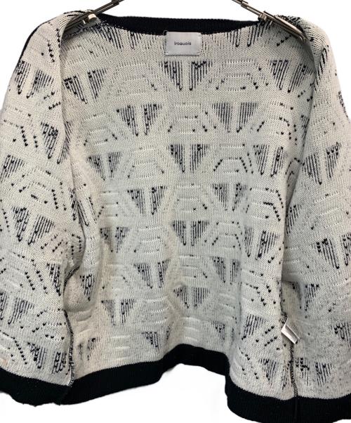 IROQUOIS（イロコイ）IROQUOIS (イロコイ) 厚手カーディガン ブラック サイズ:2の古着・服飾アイテム