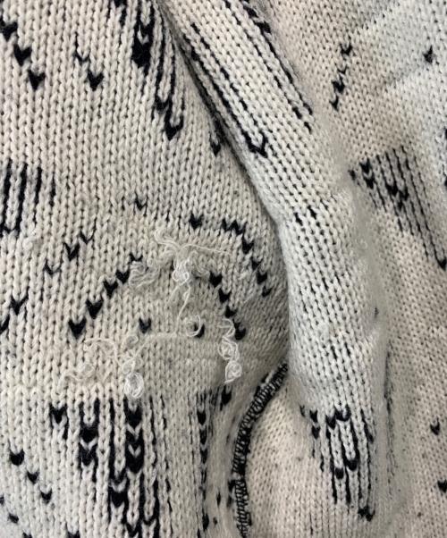 IROQUOIS（イロコイ）IROQUOIS (イロコイ) 厚手カーディガン ブラック サイズ:2の古着・服飾アイテム