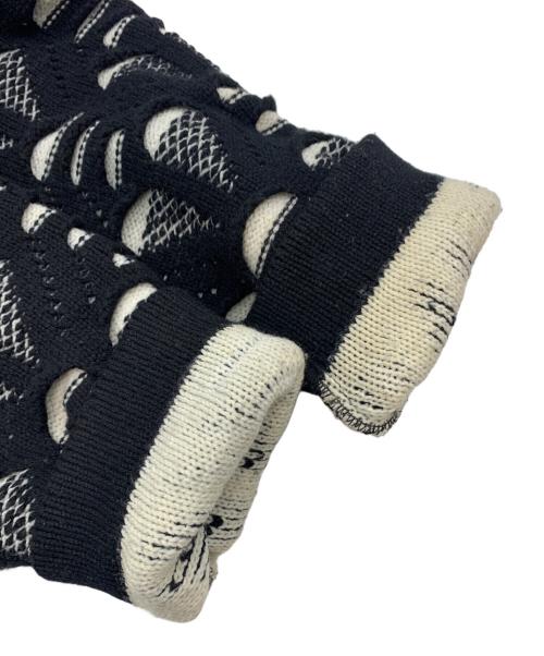 IROQUOIS（イロコイ）IROQUOIS (イロコイ) 厚手カーディガン ブラック サイズ:2の古着・服飾アイテム