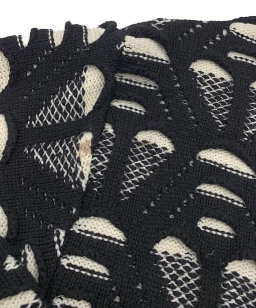 IROQUOIS（イロコイ）IROQUOIS (イロコイ) 厚手カーディガン ブラック サイズ:2の古着・服飾アイテム