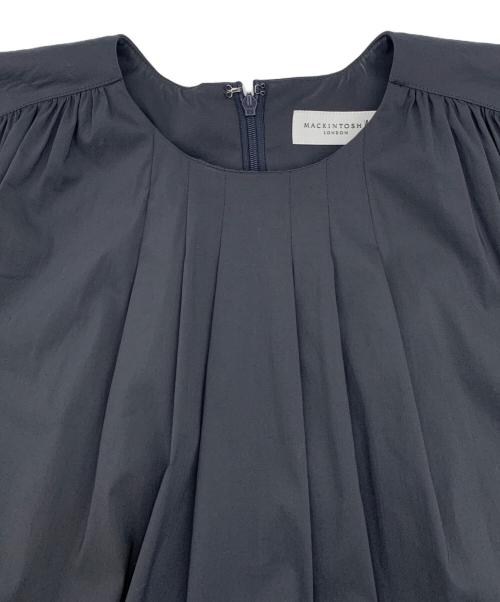 MACKINTOSH LONDON（マッキントッシュ ロンドン）MACKINTOSH LONDON (マッキントッシュ ロンドン) フィルコットンナイロンワンピース グレー サイズ:38の古着・服飾アイテム