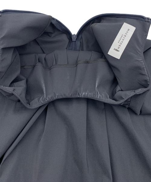 MACKINTOSH LONDON（マッキントッシュ ロンドン）MACKINTOSH LONDON (マッキントッシュ ロンドン) フィルコットンナイロンワンピース グレー サイズ:38の古着・服飾アイテム