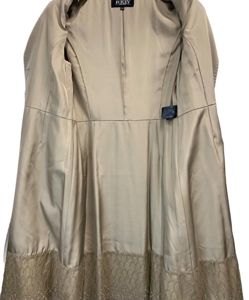 FOXEY（フォクシー）FOXEY (フォクシー) ステンカラーコート ベージュ サイズ:38の古着・服飾アイテム