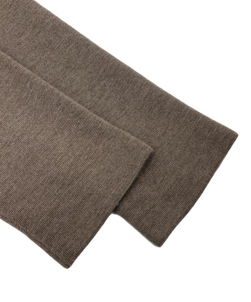 theory luxe（セオリーリュクス）theory luxe (セオリーリュクス) Vネックダブルニットジャケット ブラウン サイズ:38の古着・服飾アイテム