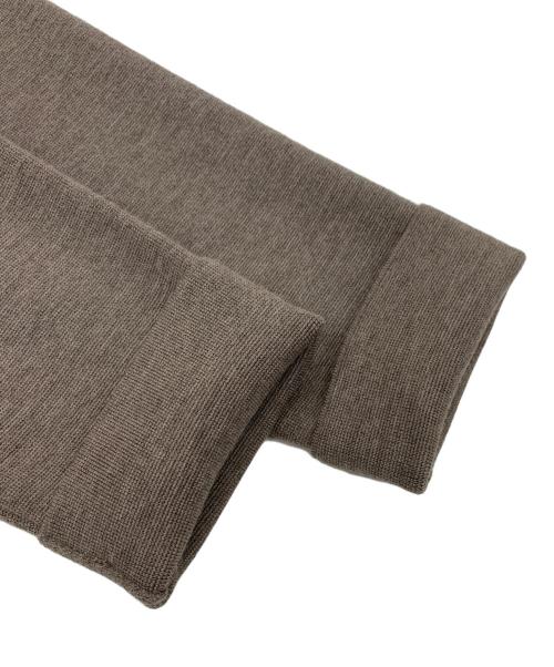 theory luxe（セオリーリュクス）theory luxe (セオリーリュクス) Vネックダブルニットジャケット ブラウン サイズ:38の古着・服飾アイテム