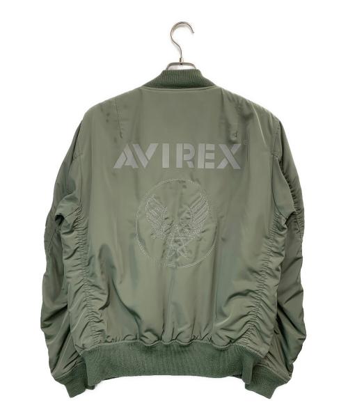 AVIREX（アヴィレックス）AVIREX (アヴィレックス) MA-1ジャケット グリーン サイズ:XLの古着・服飾アイテム