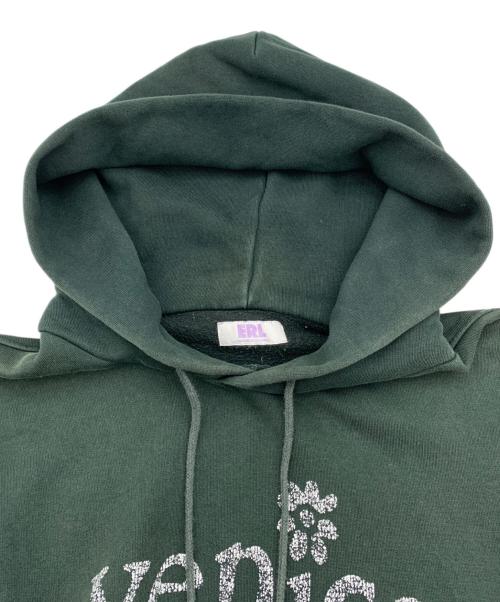 ERL（イーアールエル）ERL (イーアールエル) プルオーバーパーカー グリーン サイズ:Mの古着・服飾アイテム