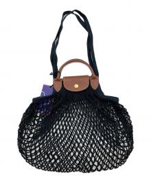 LONGCHAMP（ロンシャン）の古着「ル プリアージュフィレ Lショルダーバッグ」｜ブラック