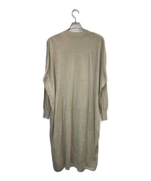 Curensology（カレンソロジー）Curensology (カレンソロジー) ニットワンピース ベージュ サイズ:Fの古着・服飾アイテム