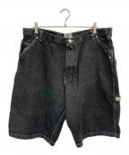 TAAPSタップス）の古着「ブラックハーフデニム」｜ブラック