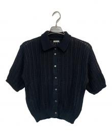 NEPLA（ネプラ）の古着「ニットポロシャツ」｜ブラック