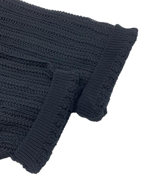 NEPLA（ネプラ）NEPLA (ネプラ) ニットポロシャツ ブラック サイズ:1(F)の古着・服飾アイテム