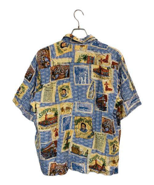 reyn spooner（レイン スプナー）reyn spooner (レイン スプナー) アロハシャツ ブルー×ベージュ サイズ:Lの古着・服飾アイテム