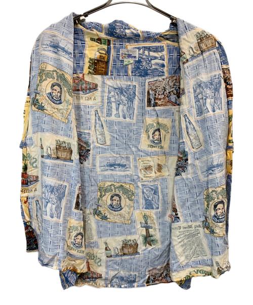 reyn spooner（レイン スプナー）reyn spooner (レイン スプナー) アロハシャツ ブルー×ベージュ サイズ:Lの古着・服飾アイテム