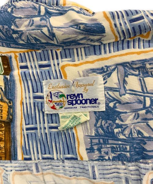 reyn spooner（レイン スプナー）reyn spooner (レイン スプナー) アロハシャツ ブルー×ベージュ サイズ:Lの古着・服飾アイテム