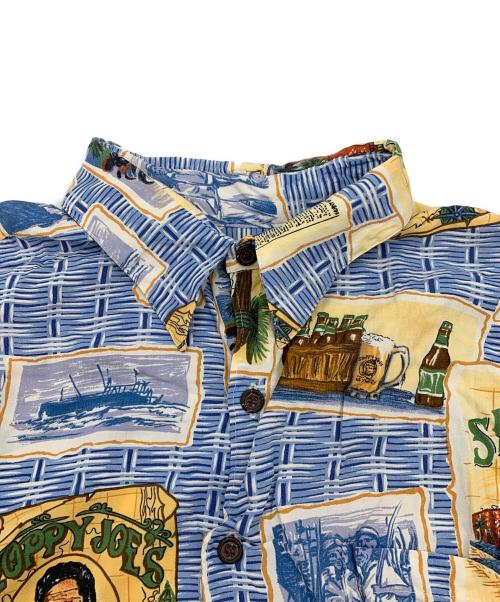 reyn spooner（レイン スプナー）reyn spooner (レイン スプナー) アロハシャツ ブルー×ベージュ サイズ:Lの古着・服飾アイテム