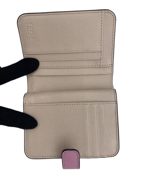 FURLA（フルラ）FURLA (フルラ) 2つ折り財布 ピンクの古着・服飾アイテム