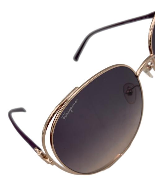 Salvatore Ferragamo（サルヴァトーレ フェラガモ）Salvatore Ferragamo (サルヴァトーレ フェラガモ) サングラス パープルの古着・服飾アイテム