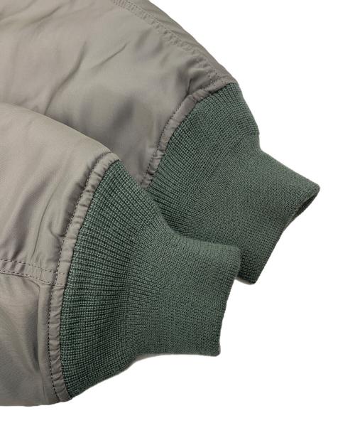 ALPHA（アルファ）ALPHA (アルファ) MA-1 DOBBS MODEL FADED グリーン サイズ:XLの古着・服飾アイテム