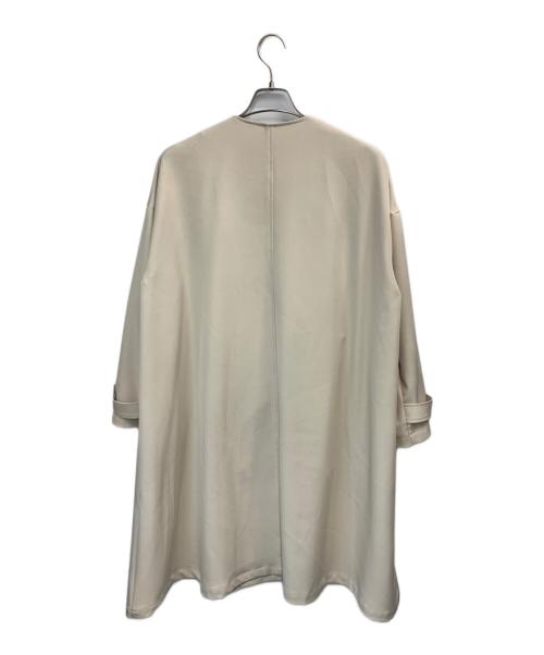 SIMPLICITE（シンプリシテ）SIMPLICITE (シンプリシテ) ノーカラーコート アイボリー サイズ:Freeの古着・服飾アイテム