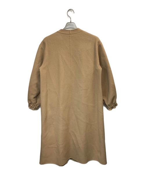 Noble（ノーブル）Noble (ノーブル) リバーパフガウンコート ブラウン サイズ:36の古着・服飾アイテム