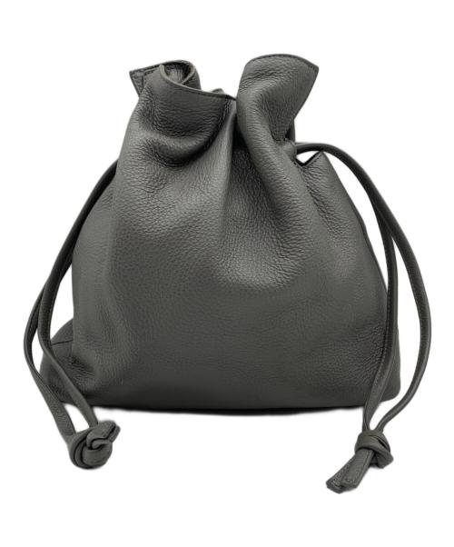 HERGOPOCH（エルゴポック）HERGOPOCH (エルゴポック) 巾着バッグ グレーの古着・服飾アイテム