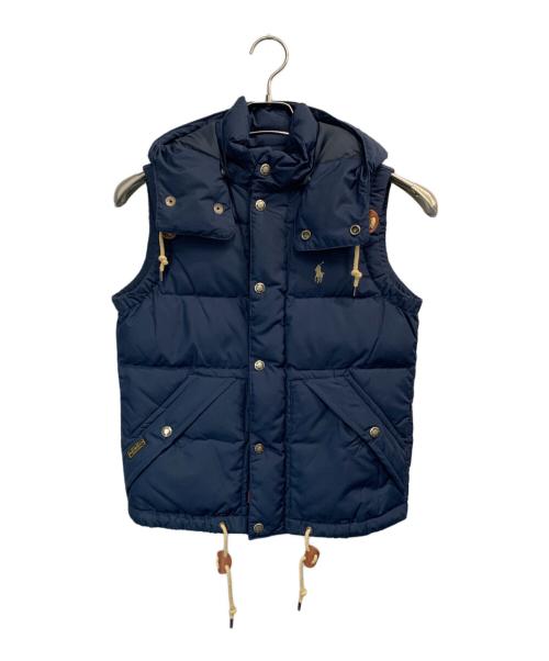 POLO RALPH LAUREN（ポロ・ラルフローレン）POLO RALPH LAUREN (ポロ・ラルフローレン) ダウンベスト ネイビー サイズ:XSの古着・服飾アイテム