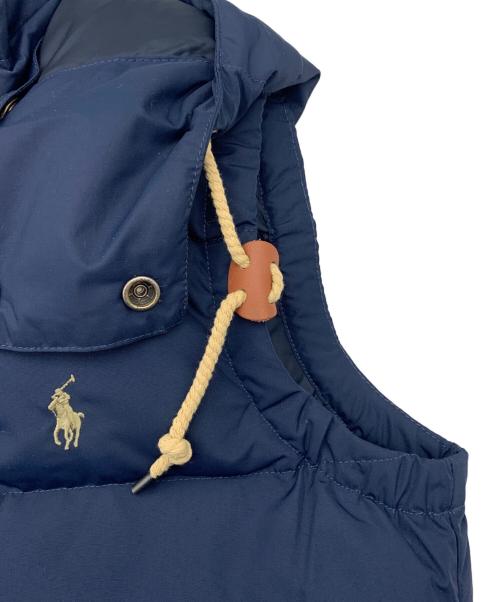 POLO RALPH LAUREN（ポロ・ラルフローレン）POLO RALPH LAUREN (ポロ・ラルフローレン) ダウンベスト ネイビー サイズ:XSの古着・服飾アイテム