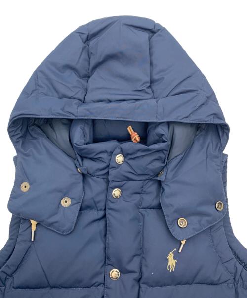 POLO RALPH LAUREN（ポロ・ラルフローレン）POLO RALPH LAUREN (ポロ・ラルフローレン) ダウンベスト ネイビー サイズ:XSの古着・服飾アイテム