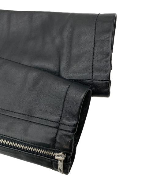 BEAUTY&YOUTH（ビューティーアンドユース）BEAUTY&YOUTH (ビューティーアンドユース) BY シープレザーライダース ブラック サイズ:Sの古着・服飾アイテム