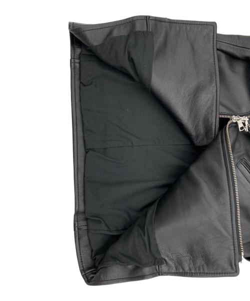 BEAUTY&YOUTH（ビューティーアンドユース）BEAUTY&YOUTH (ビューティーアンドユース) BY シープレザーライダース ブラック サイズ:Sの古着・服飾アイテム