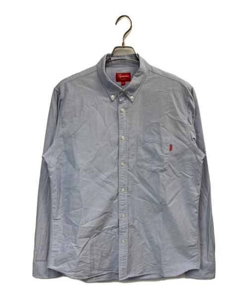 SUPREME（シュプリーム）SUPREME (シュプリーム) 長袖シャツ ブルー サイズ:Lの古着・服飾アイテム